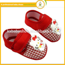 2016hot sale baby first step shoes newborn lovely pattern safety baby crib shoes